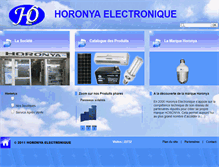 Tablet Screenshot of horonyaelectronique.com